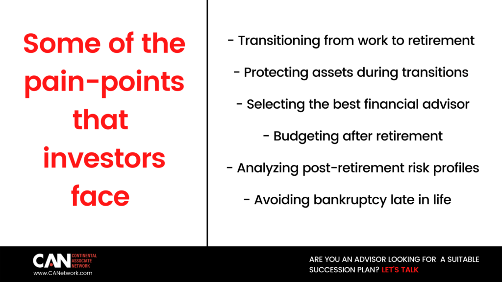 Pain points that investors face